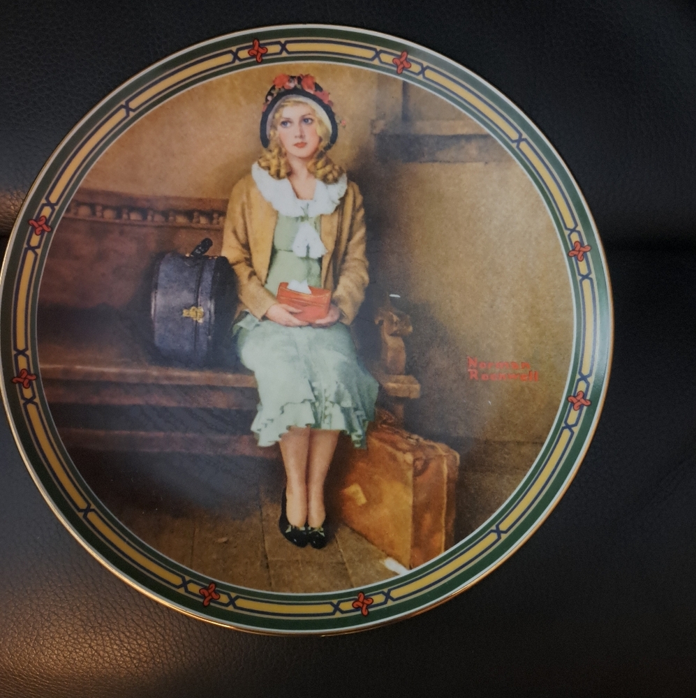Norman Rockwell Vintage Plate
